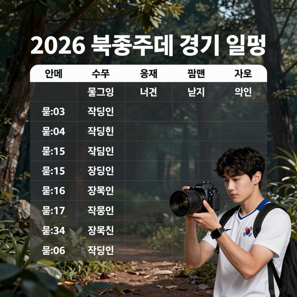 2026 북중미 월드컵 경기 일정 표와 함께하는 블로그 포스트 대표 이미지