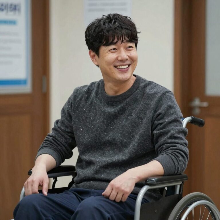 양지열 변호사가 루게릭병 투병 중에도 활짝 웃는 모습