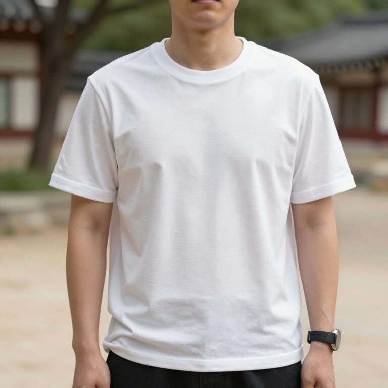 예작 반팔 셔츠 여름 코디 예시