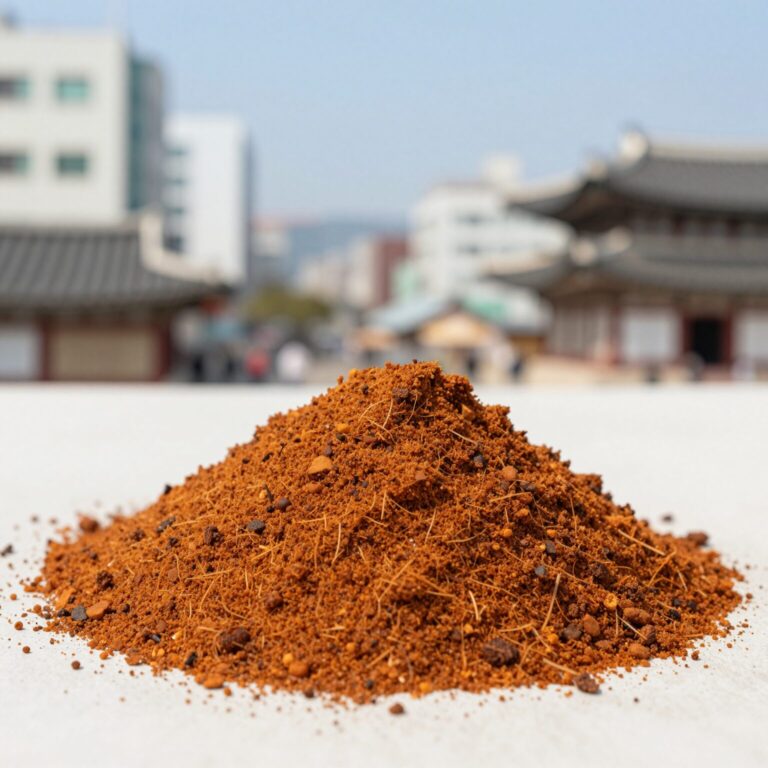 국산 고춧가루와 중국산 고춧가루 비주얼 차이 비교