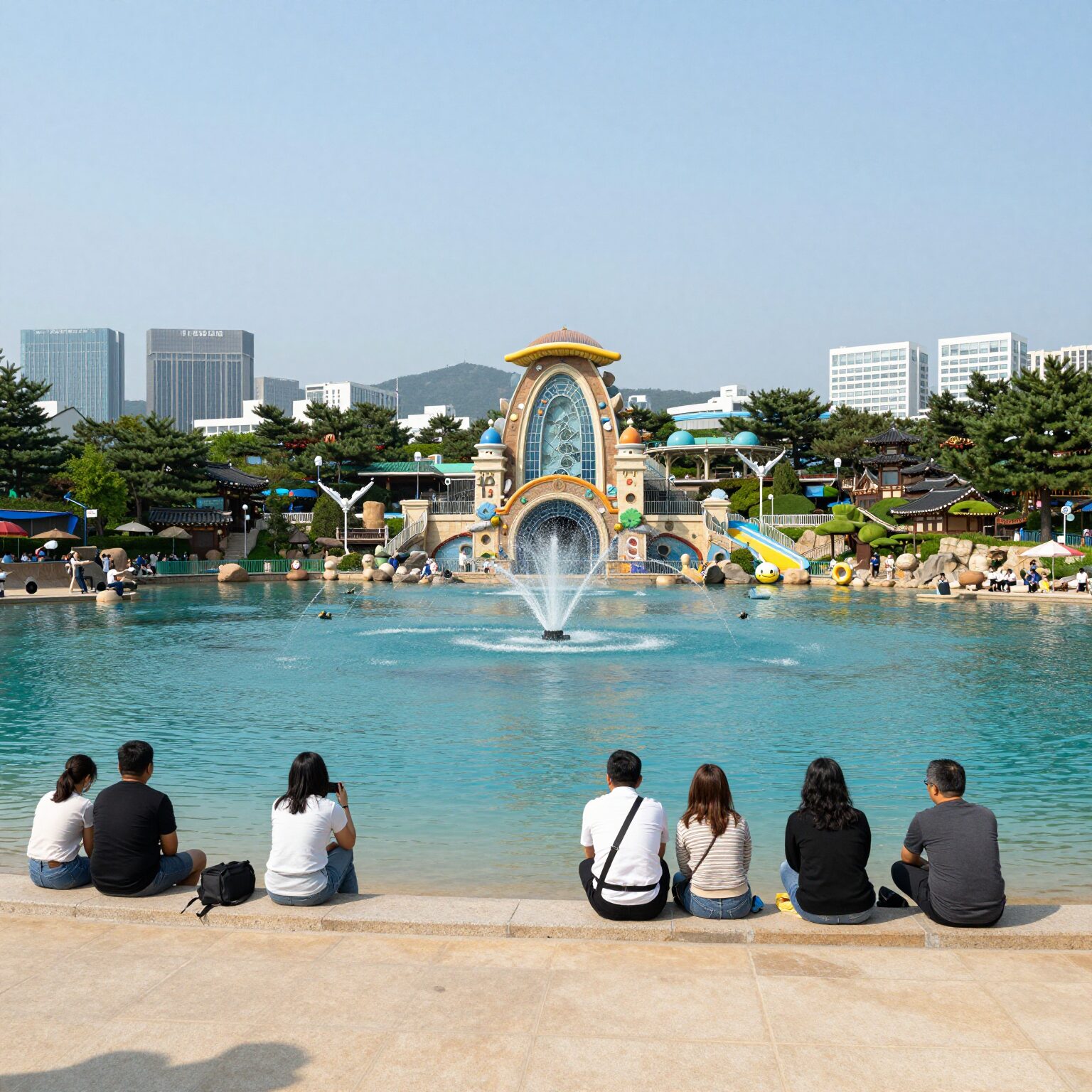 통도 환타지아 워터파크 전경