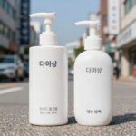 다이소 탐폰 가격 비교 수영장 추천 다이소 화이트 젤그립 탐폰 2종과 탐팩스 비교 사진입니다. 보통날용과 많은날용의 외형 차이를 확인할 수 있습니다.