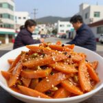 고구마줄거리볶음 물기 없이 볶은 완성 반찬