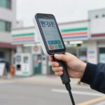 편의점 탐폰 쓰는법 초보자를 위한 쉬운 사용법 편의점 탐폰을 45도 각도로 넣을 때 손잡이를 잡는 모습