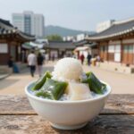 팥이야기에서 즐기는 옛날 팥빙수 한 그릇
