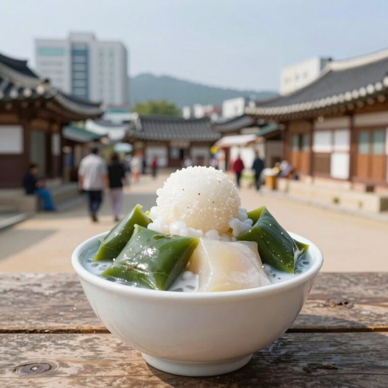 팥이야기에서 즐기는 옛날 팥빙수 한 그릇