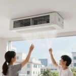 에어컨 바람막이 종류 비교와 실제 후기 천장형 에어컨 바람막이 설치 후 바람 분산 효과