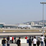 요르단 아카바 국제공항 전경과 항구 시설