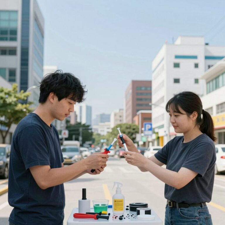 아발론 스파카 콤보 튜브 수리키트 구성품과 사용 방법