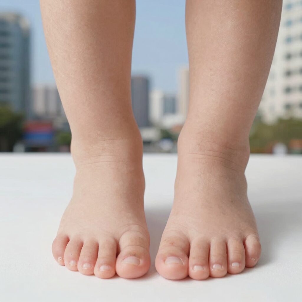 아기 손발에 생긴 수족구 물집 사진, 초기 증상 확인
