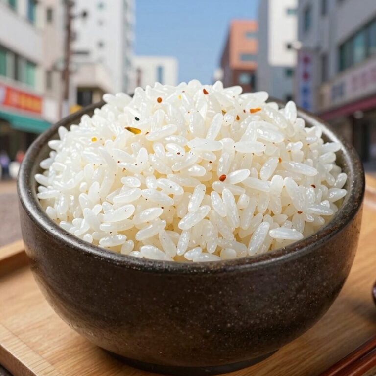 완성된 백종원 가지밥 한 그릇