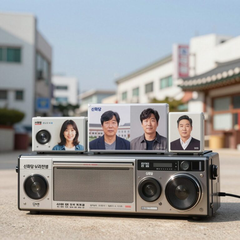 신화당 우리현미 전병 세트 박스와 개별 포장 사진