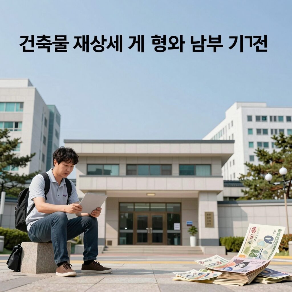 건축물 재산세 계산 방법과 납부 기간 안내 이미지