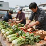 양배추김치 담그는법 아삭한 식감 양배추김치 담그는 과정 아삭한 식감