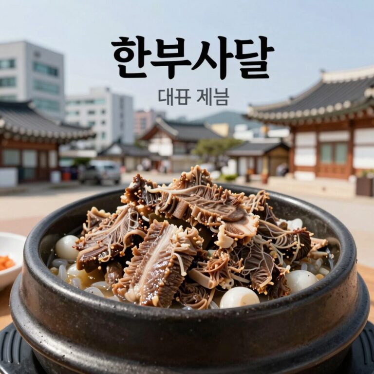 청라 한보옥의 대표 메뉴 한우사골 한방 삼계탕 사진