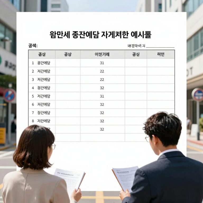 법인세 중간예납 자기계산 예시 표와 공식