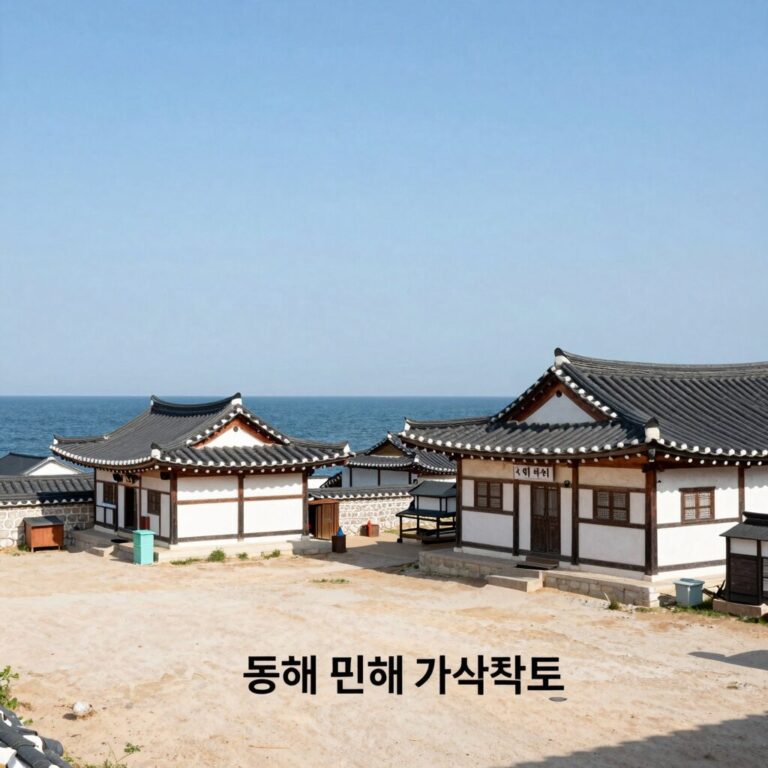 동해 민박 가격 비교를 위한 실제 숙소 전경과 바다 뷰