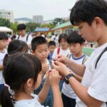 에버랜드 반딧불이 체험 2026 무료 일정 및 꿀팁 에버랜드 반딧불이 체험 로스트밸리 교육장에서 아이들이 반짝이는 반딧불이를 관찰하는 모습