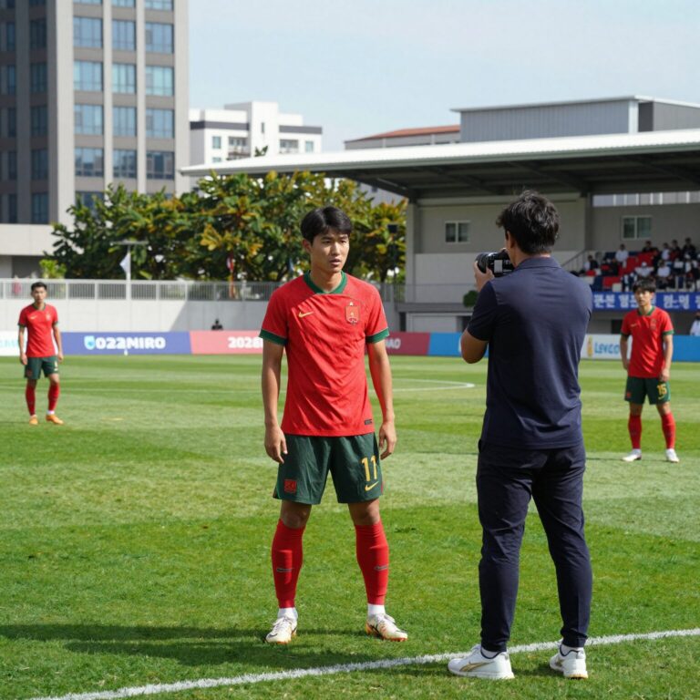 프랑스와 모로코의 2026년 월드컵 경기 예측 분석을 위한 축구 경기 장면