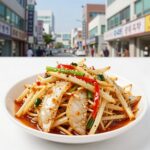 감자갈치조림 맛있게 만드는 비법 감자갈치조림 완성 접시 사진