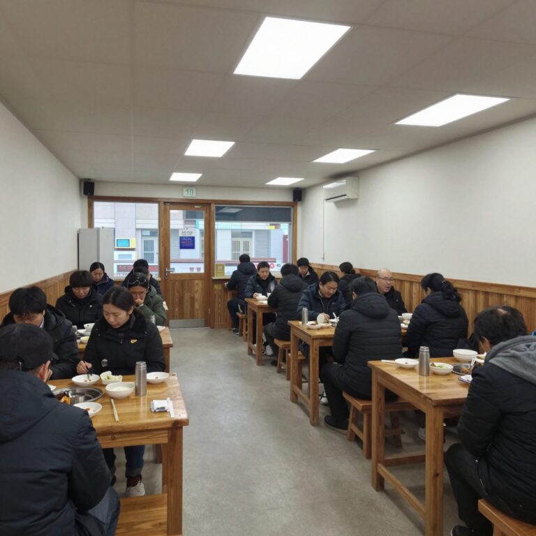 지리산삼계탕 가산본점 매장 내부 모습