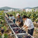 거봉포도 착색기 송이 당도 관리