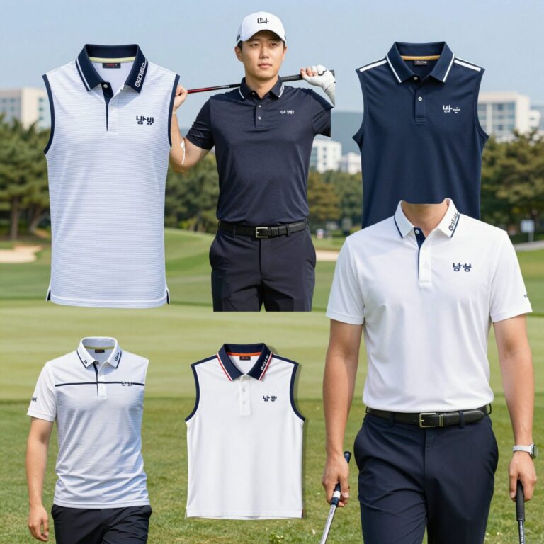 남자 골프 반바지 다양한 소재 비교