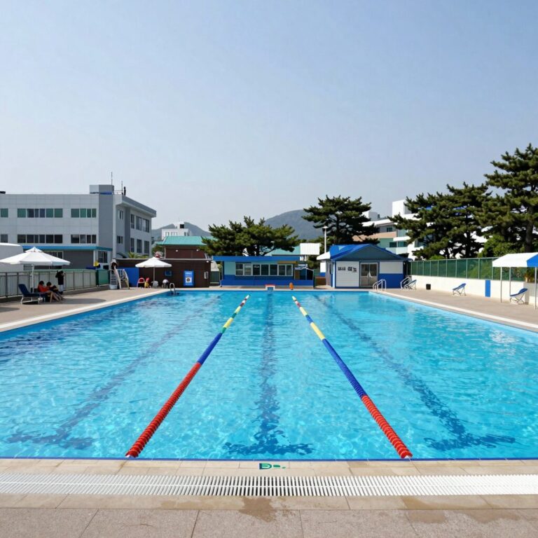 경기도 수영장 펜션 전경과 수영장