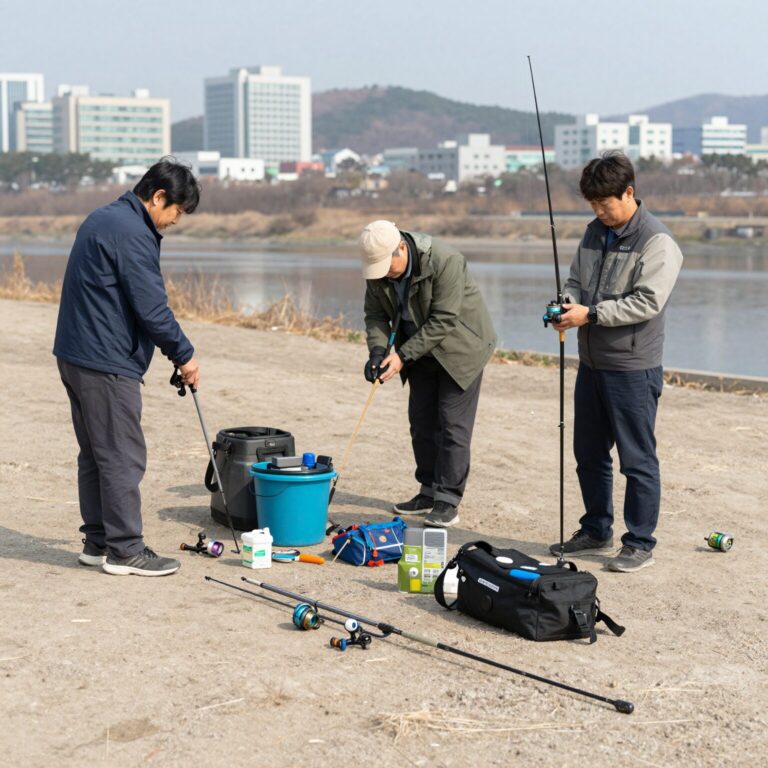 한치낚시 오모리그 채비 구성