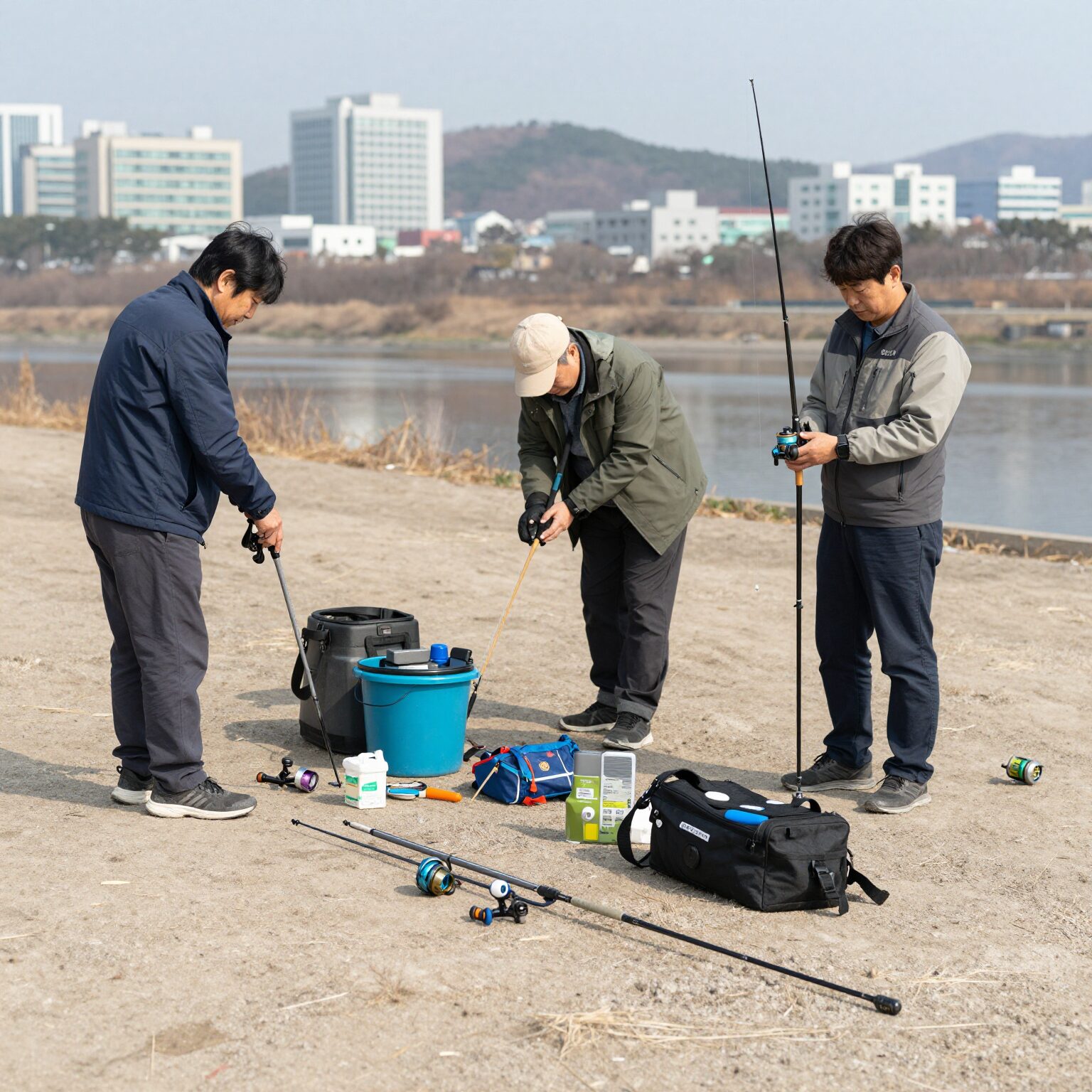 한치낚시 오모리그 채비 구성