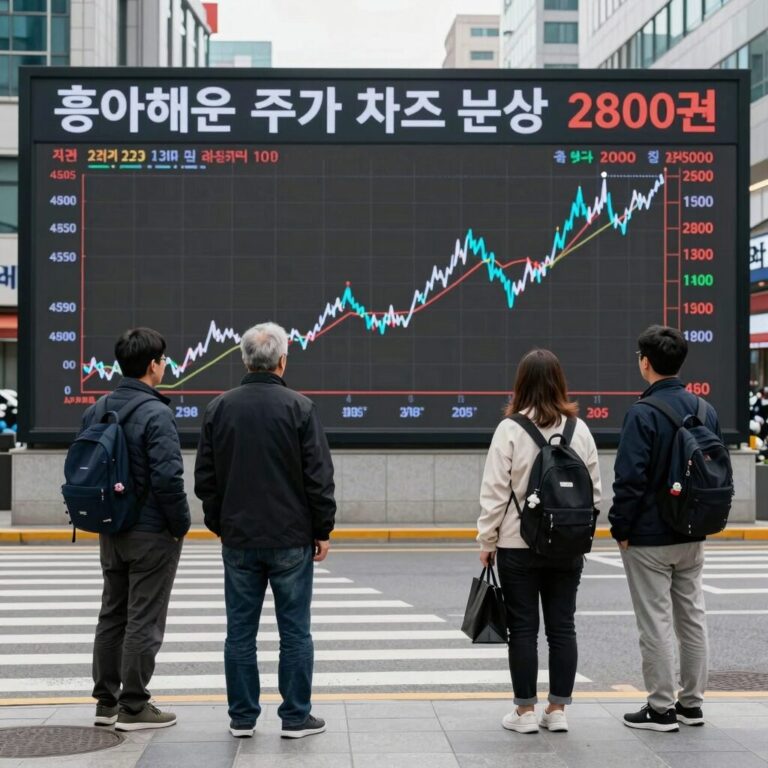 흥아해운 주가 차트 분석 2800원 지지선