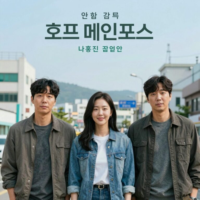 영화 호프 메인 포스터, 나홍진 감독, 황정민 조인성 정호연 출연
