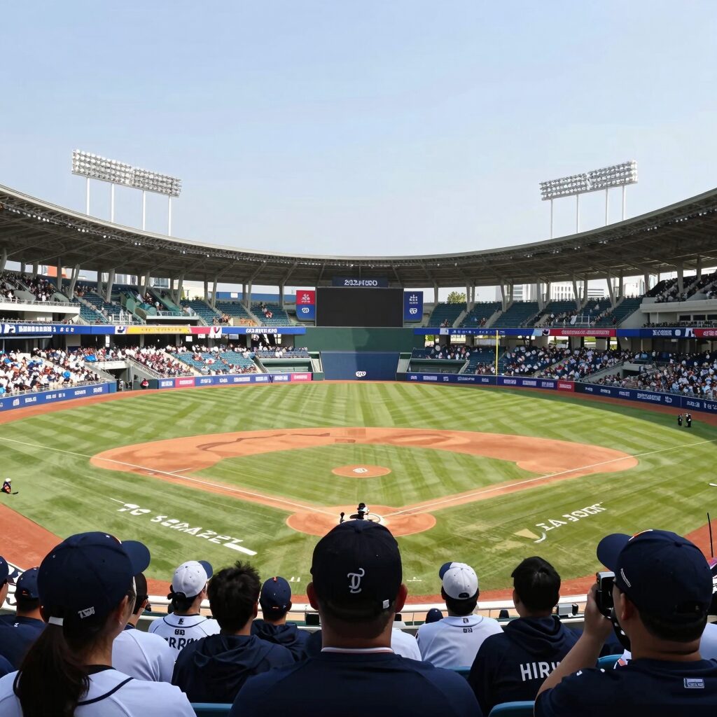 2026 KBO 올스타전 팬투표 화면과 잠실야구장 전경