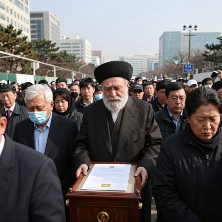 하메네이 장례식에 운집한 이란 시민들 슬픔 표정