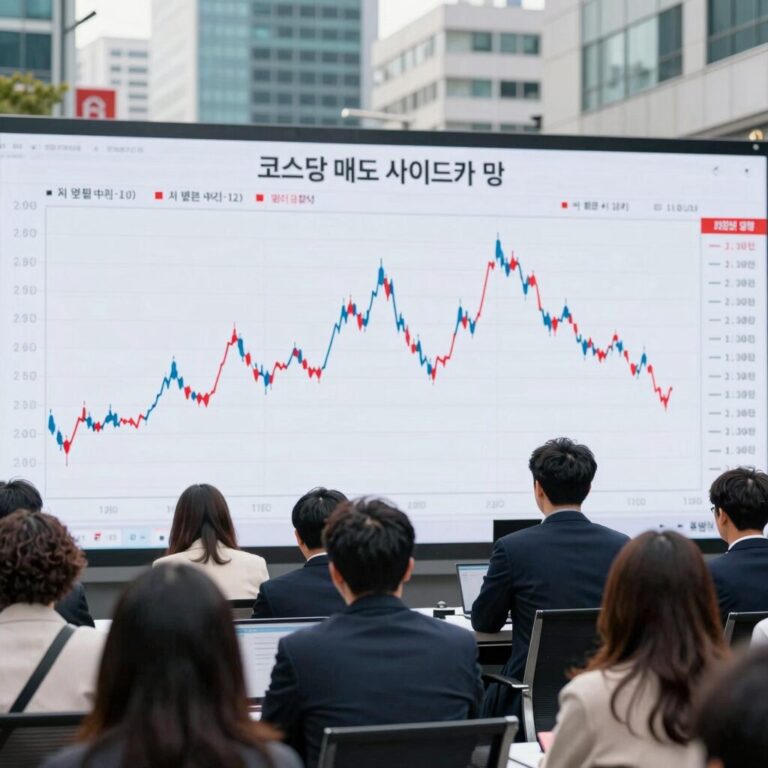 코스닥 매도 사이드카 발생 당시 지수 차트와 투자 심리 변화