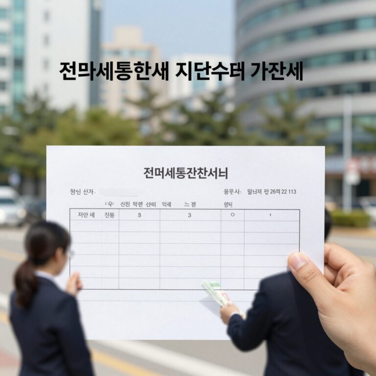 전자세금계산서 지연수취 가산세 개념도