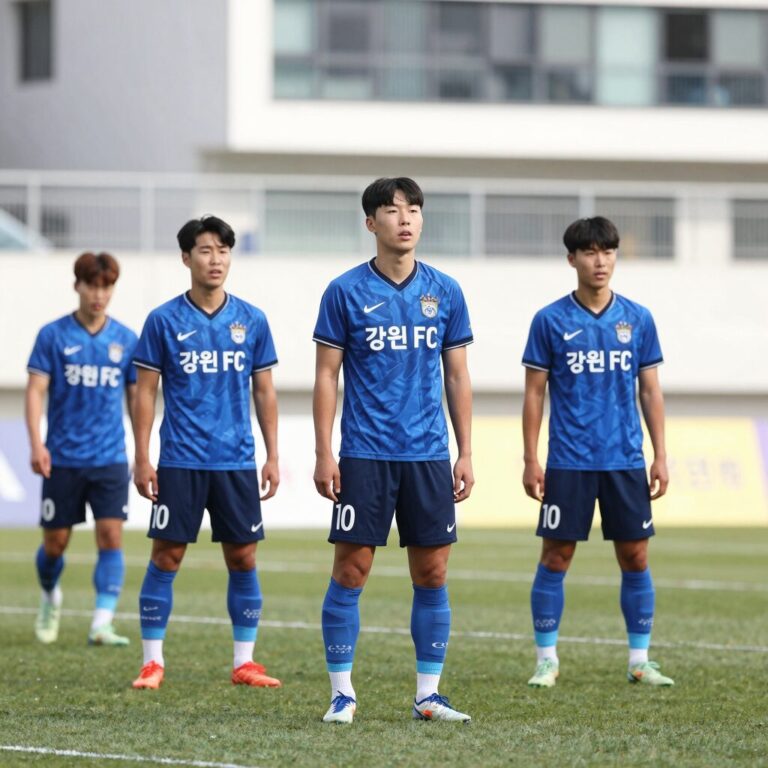 강원 FC와 대표팀에서 활약하는 이기혁 선수의 모습