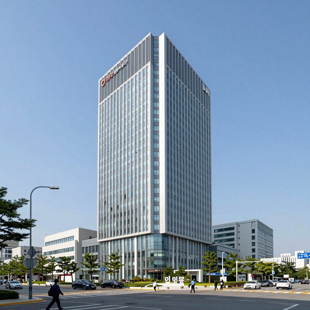 한국토지주택공사 본사 건물 전경, 진주 혁신도시에 위치한 LH 본사 모습