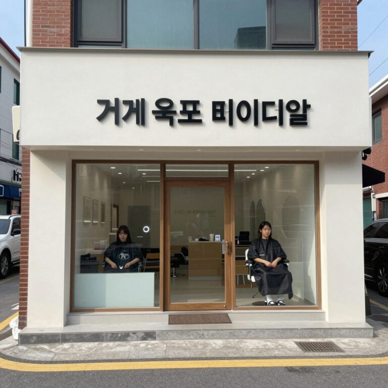 거제 옥포 미용실 메이드알 외관