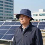 몽피 태양광 선풍기 모자 솔직 사용 후기 몽피 태양광 선풍기 모자 착용 모습