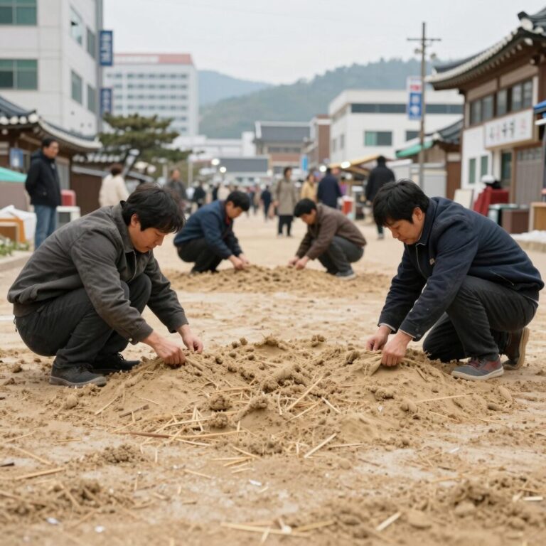 구수한 누룽지가 바닥에 눌린 삼계탕 완성 사진