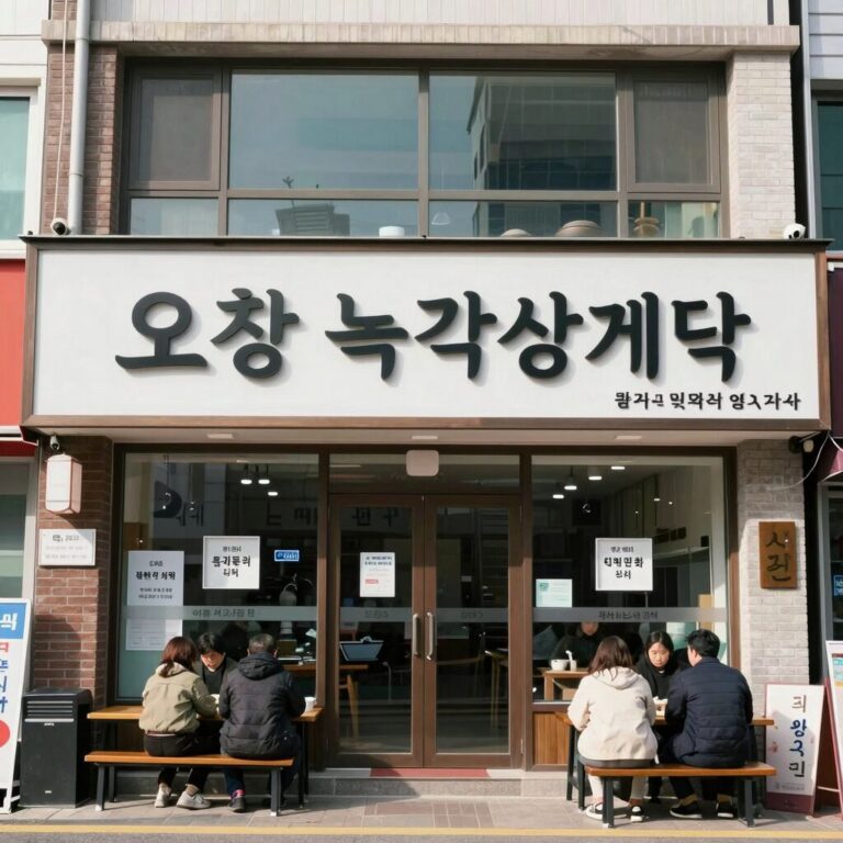 오창 삼계탕 맛집 명가서울녹각삼계탕 외관 전경