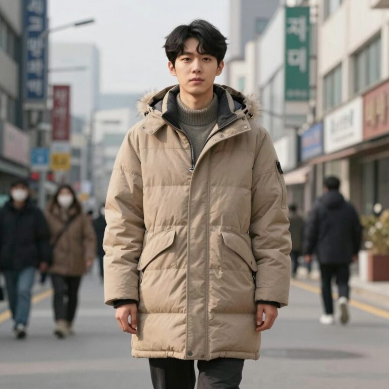 역시즌 구스다운 패딩 할인 구매 예시