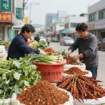 고추가격 시세와 국내산 고춧가루의 품질 차이를 보여주는 이미지