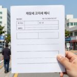 재산세 고지서 예시