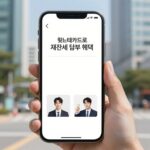 롯데카드로 재산세 납부 혜택을 확인하는 모바일 화면