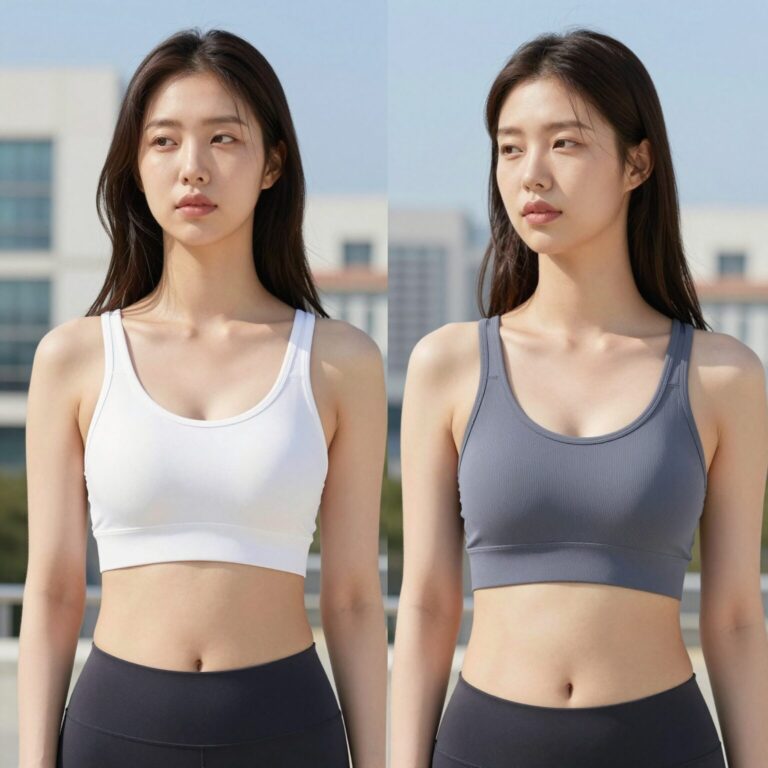 여성 래쉬가드 브라탑 다양한 컬러 비교 이미지