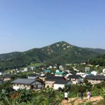 사담계곡 펜션 실제 후기 장단점 사담계곡 펜션 인피니티풀에서 바라본 산뷰