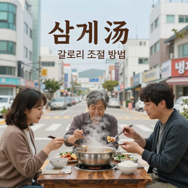 삼계탕 다이어트 칼로리 조절 방법