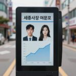 세종시장 여론조사 결과와 번호 꿀팁 세종시장 여론조사 전화 화면 캡처와 분석 그래프